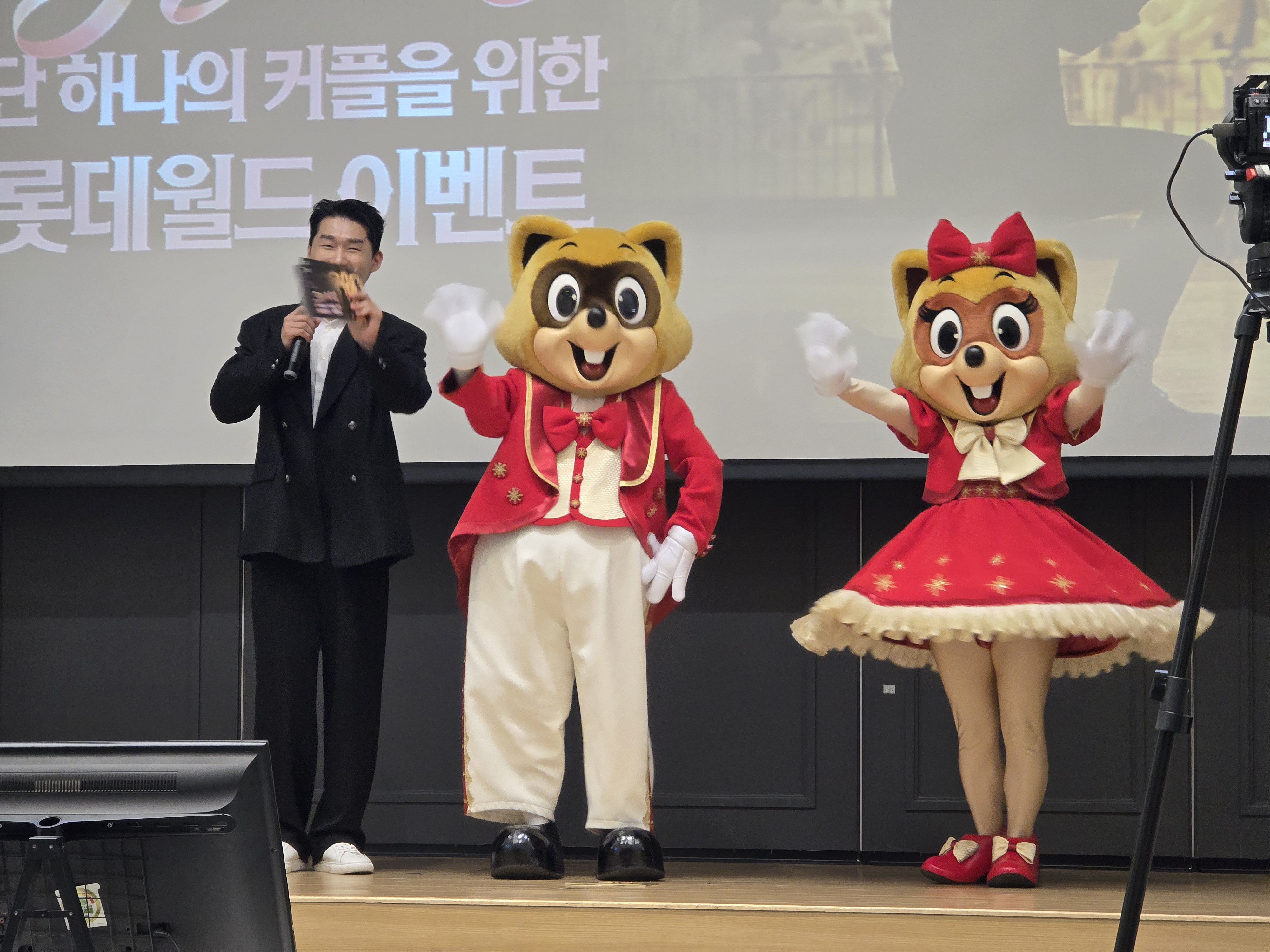 생방송 세팅 현장